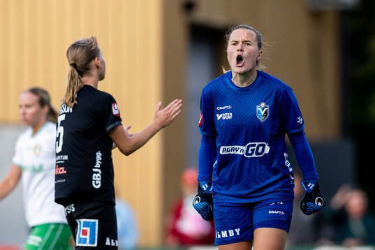 Växjö DFFs målvakt Maja Bay Østergaard
