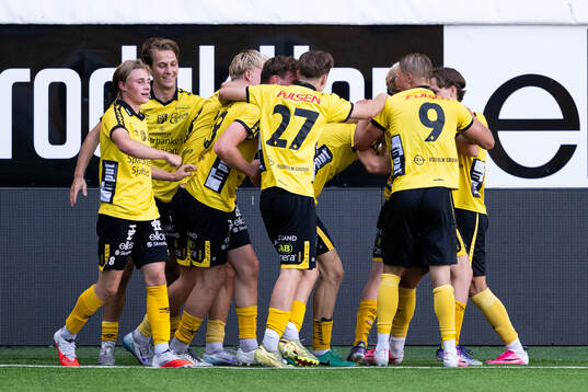Elfsborgs spelare jublar
