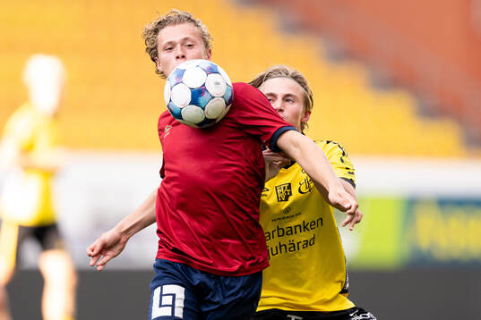 Örgrytes Calle Wiman och Elfsborgs Hugo Lindskog