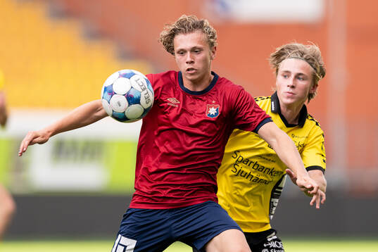 Örgrytes Calle Wiman och Elfsborgs Hugo Lindskog