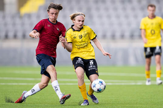 Örgrytes Calle Wiman och Elfsborgs Arvid Sandberg
