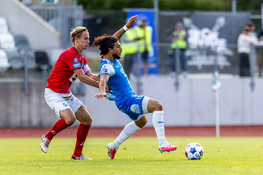 Norrbys Vidar Svendsén och Oddevolds Leonardo Farah Shahin