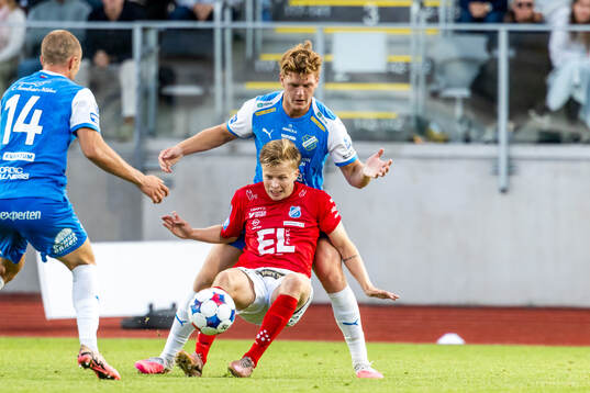 Oddevolds Oliver Thoreson och Norrbys Kevin Liimatainen