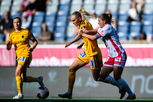 IFK Norrköpings Beatrice Persson och IK Uppsalas Ebba