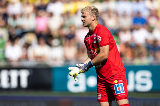 Varbergs målvakt Daniel Strindholm