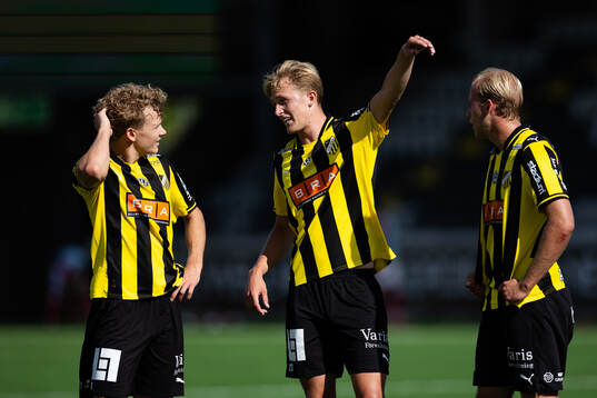 Häckens Simen Hestnes, Olle Samuelsson och Harry Hilvenius