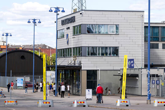 Exteriör vy av Norrköpings Idrottspark
