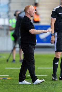 Helsingborgs manager Stevie Grieve