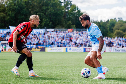 Brommapojkarnas Simon Strand och Malmö FFs Sead