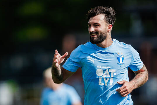 Malmö FFs Sead Haksabanovic jublar