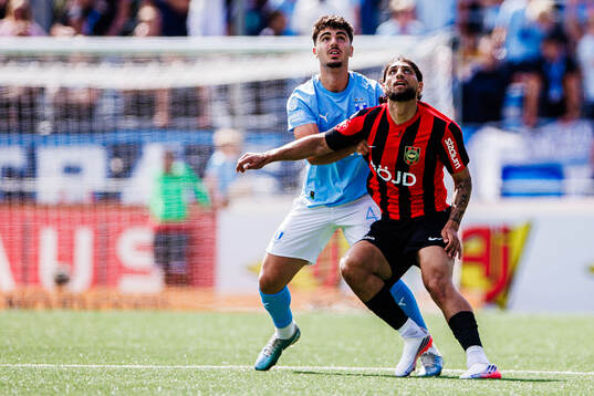Malmö FFs Bleon Kurtulus och Brommapojkarnas David Isso