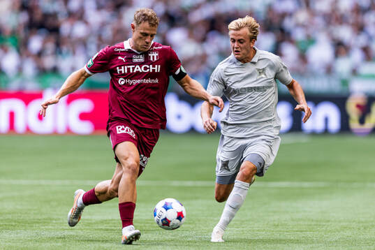 Västerås Herman Magnusson och Djurgårdens Oskar Fallenius
