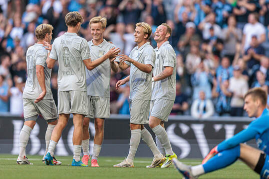 Djurgårdens Bo Hegland jublar