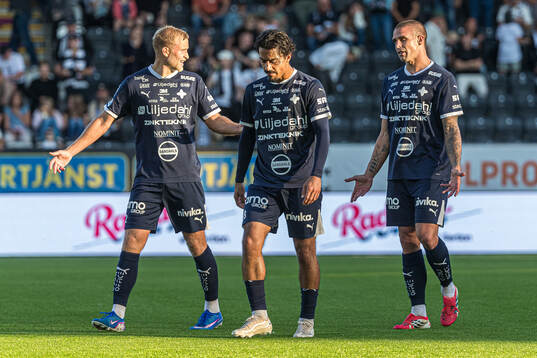 IFK Värnamos Johan Rapp, Arash Motaraghebjafarpour och
