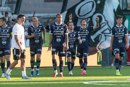 IFK Värnamos Kai Meriluoto jublar