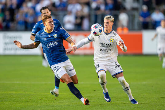 Halmstads Gabriel Wallentin och Sirius Robbie Ure