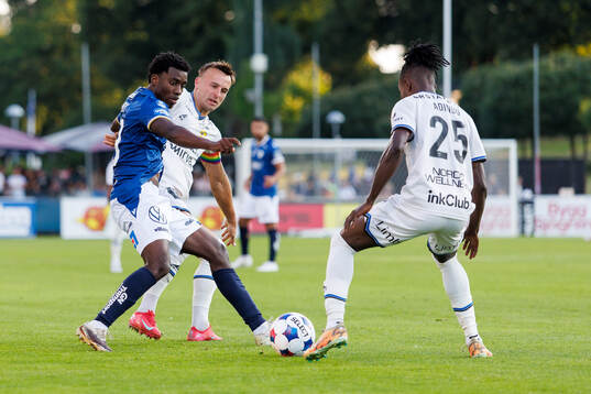Halmstads Koudou Marvin Axel Illary och Sirius Henrik