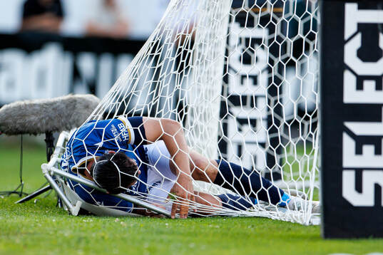 Halmstads Pascal Gregor har ont