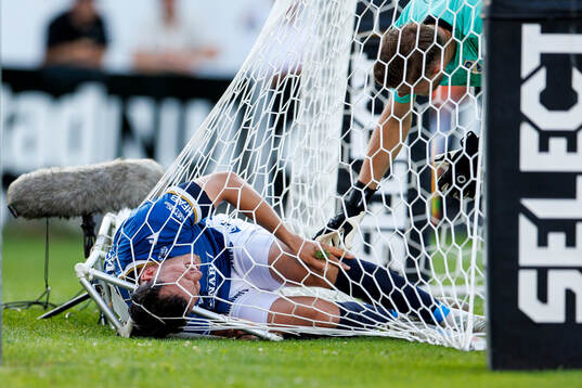 Halmstads Pascal Gregor har ont