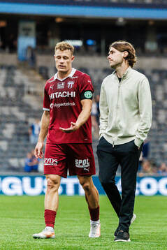 Västerås Herman Magnusson och tränare Alexander Rubin