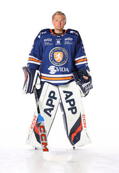 Växjös målvakt Ludvig Persson
