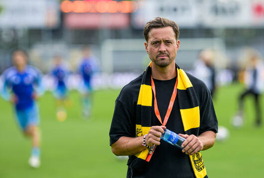 Club manager Jacob Lennartsson of Mjällby