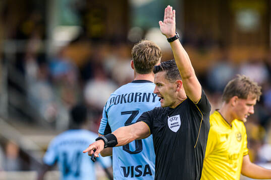 Referee Nicholas Walsh