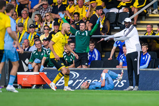 Coach Yaya Toure of Slovan Bratislava