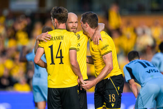 Villiam Granath, Viktor Gustafson and Jacob Bergström of