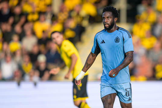Sandro Cruz of Slovan Bratislava looks dejected