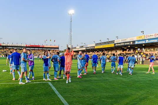 Players of Slovan Bratislava celebrates