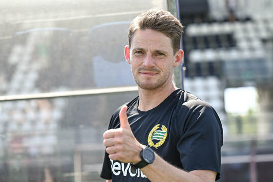 Head coach William Strömberg of Hammarby