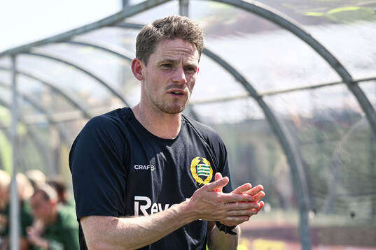 Head coach William Strömberg of Hammarby