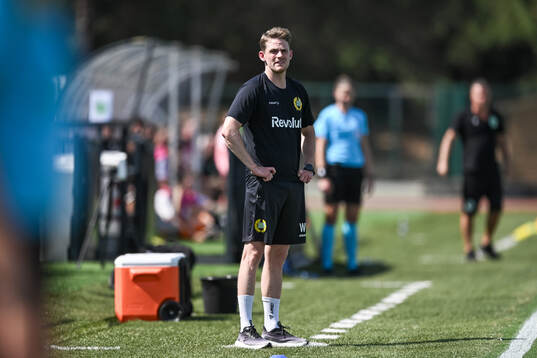 Head coach William Strömberg of Hammarby