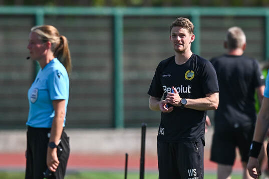 Head coach William Strömberg of Hammarby