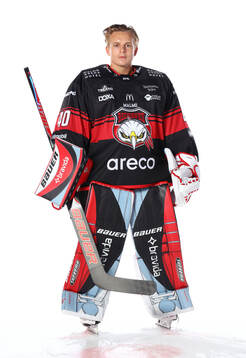 Malmö Redhawks målvakt Oskar Blomgren