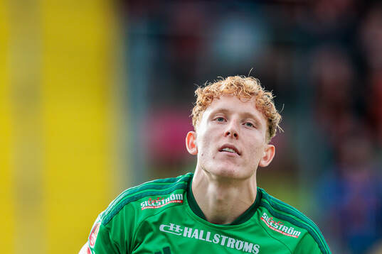 Östersunds målvakt Rasmus Forsell