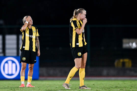 Filippa Curmark of Hammarby looks dejected