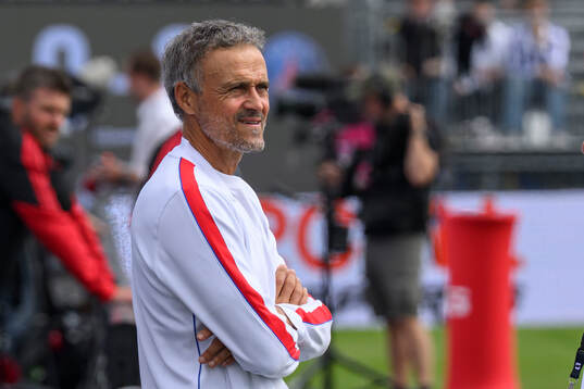 Paris Saint-Germains Head Coach Luis Enrique