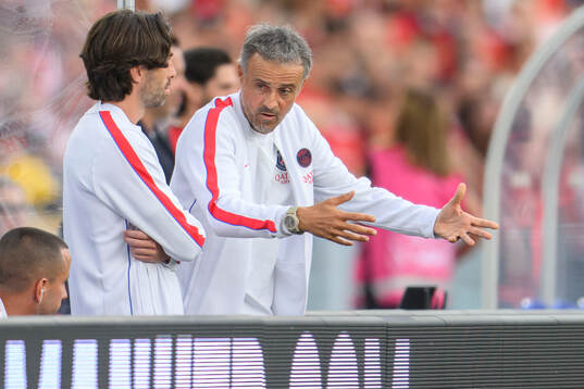 Paris Saint-Germains Head Coach Luis Enrique