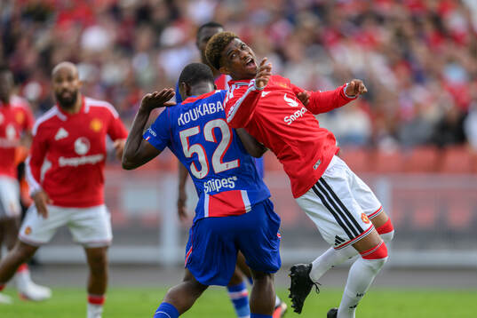 Paris Saint-Germains Koukaba and Manchester Uniteds Diallo
