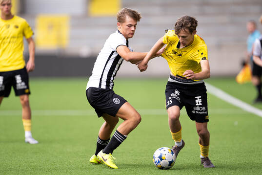 Landskronas Jakob Jeremiasen och Elfsborgs Oliver Nilsson