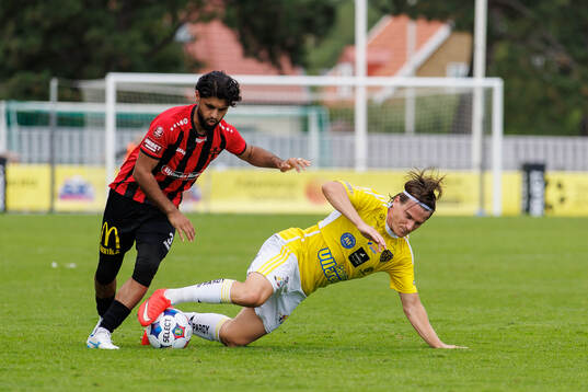 Nordic Uniteds Mohammad Fazal och Falkenbergs Oskar Lindberg