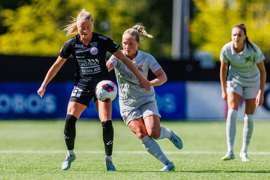 IK Uppsalas Linnea Strand och Djurgårdens Maria