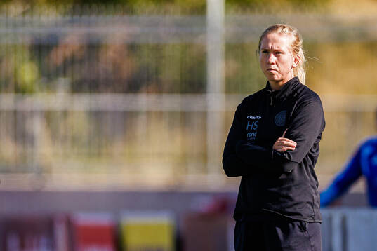 IK Uppsalas tränare Hanna Spets
