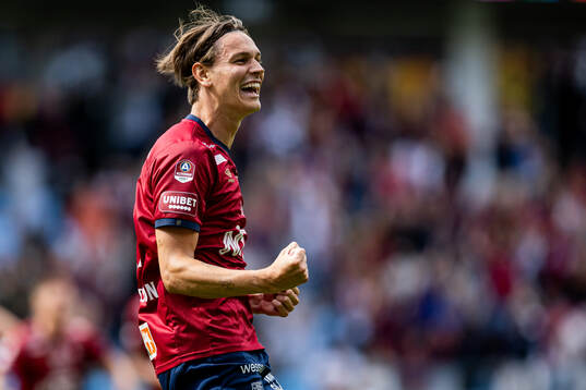 Örgrytes Noah Christoffersson jublar