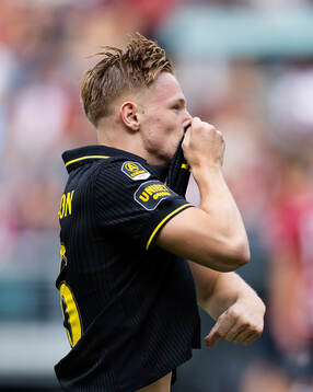 AIKs Sixten Gustafsson jublar