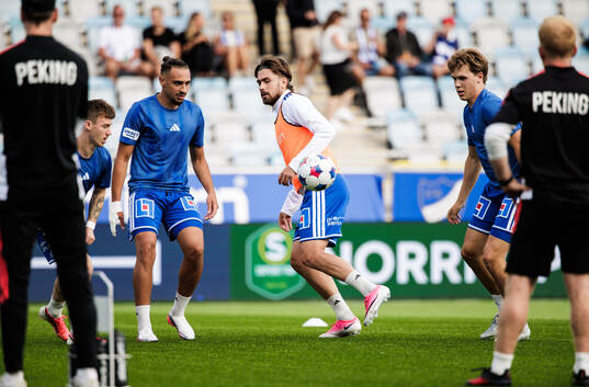 IFK Norrköpings Ryan Nelson, Moutaz Neffati, Tim Prica och