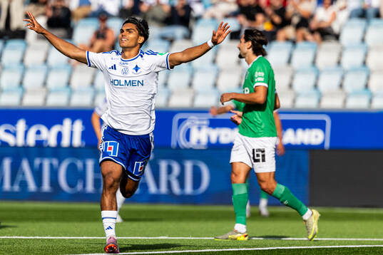 IFK Norrköpings Noel Sernelius jublar
