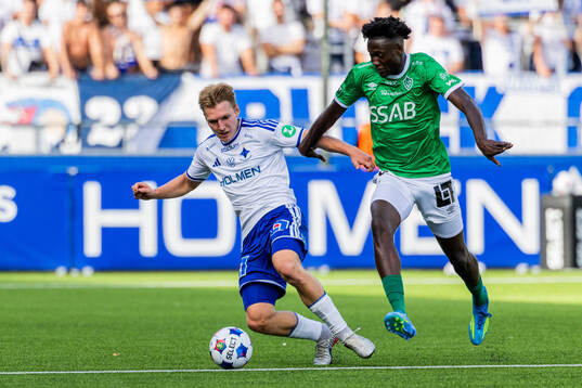 IFK Norrköpings Aleksander Opsahl och Brages Ozor Victor